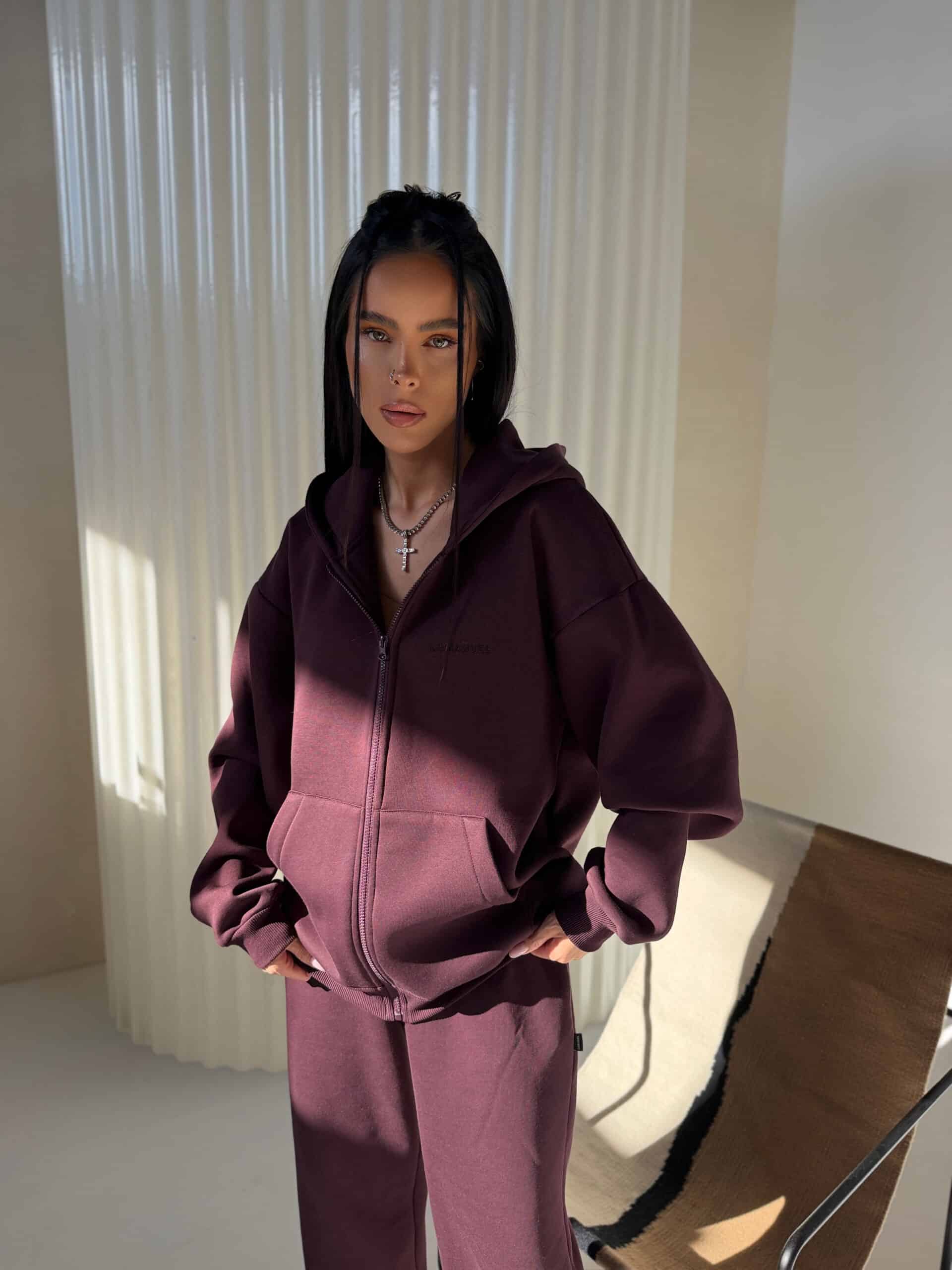 Bluza BAGGY La Manuel śliwka - obrazek 7