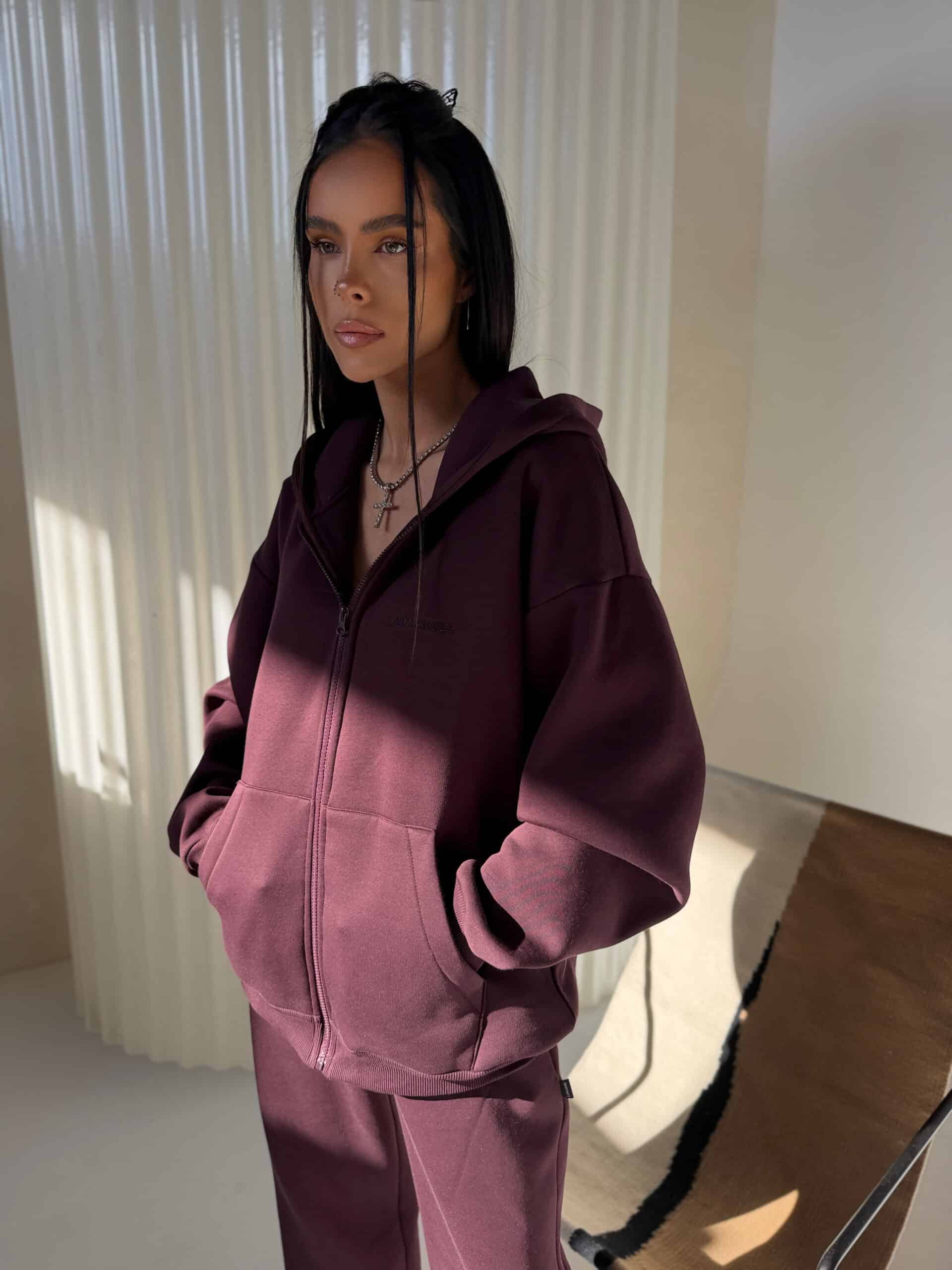 Bluza BAGGY La Manuel śliwka - obrazek 4