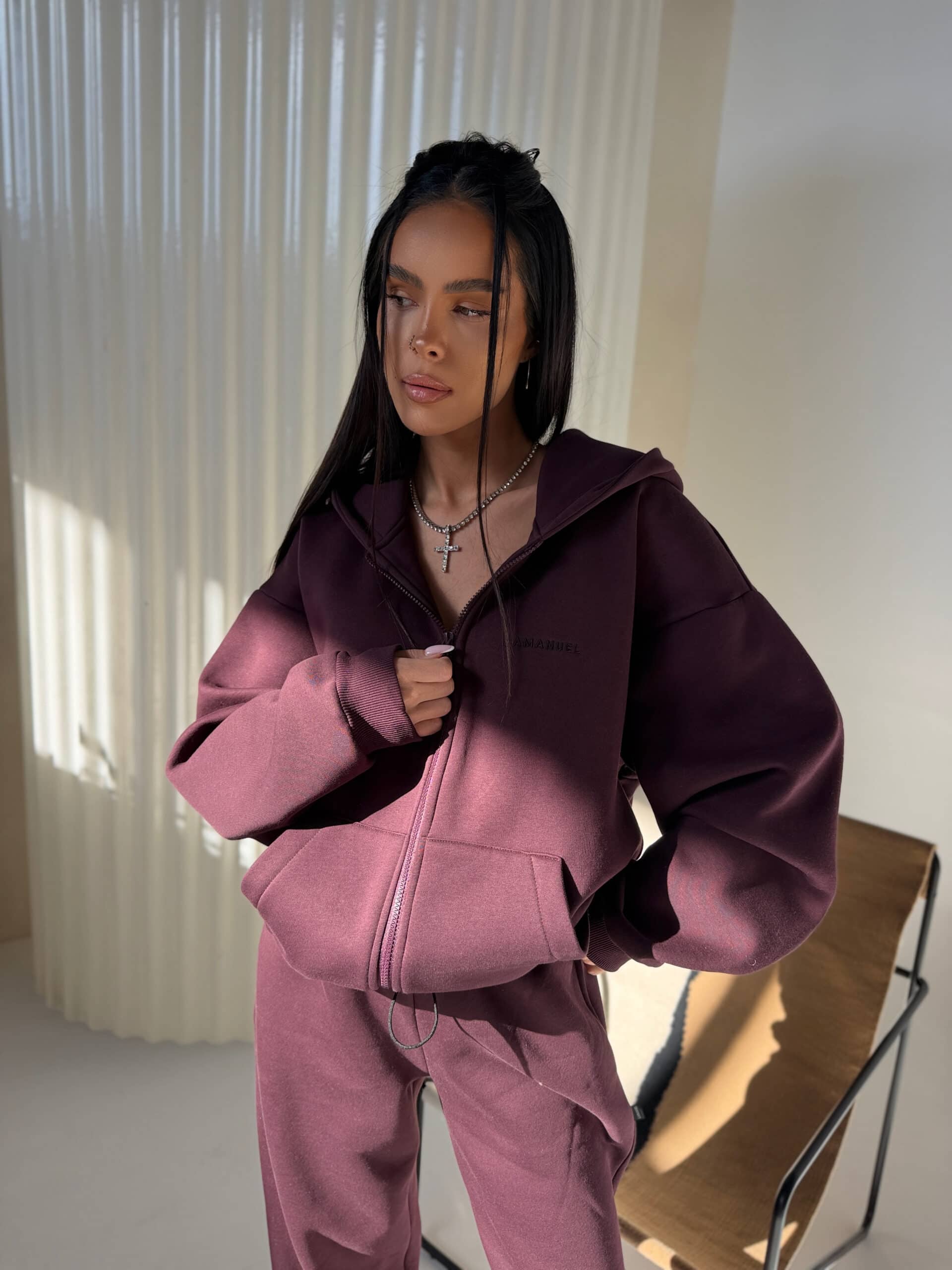 Bluza BAGGY La Manuel śliwka - obrazek 6