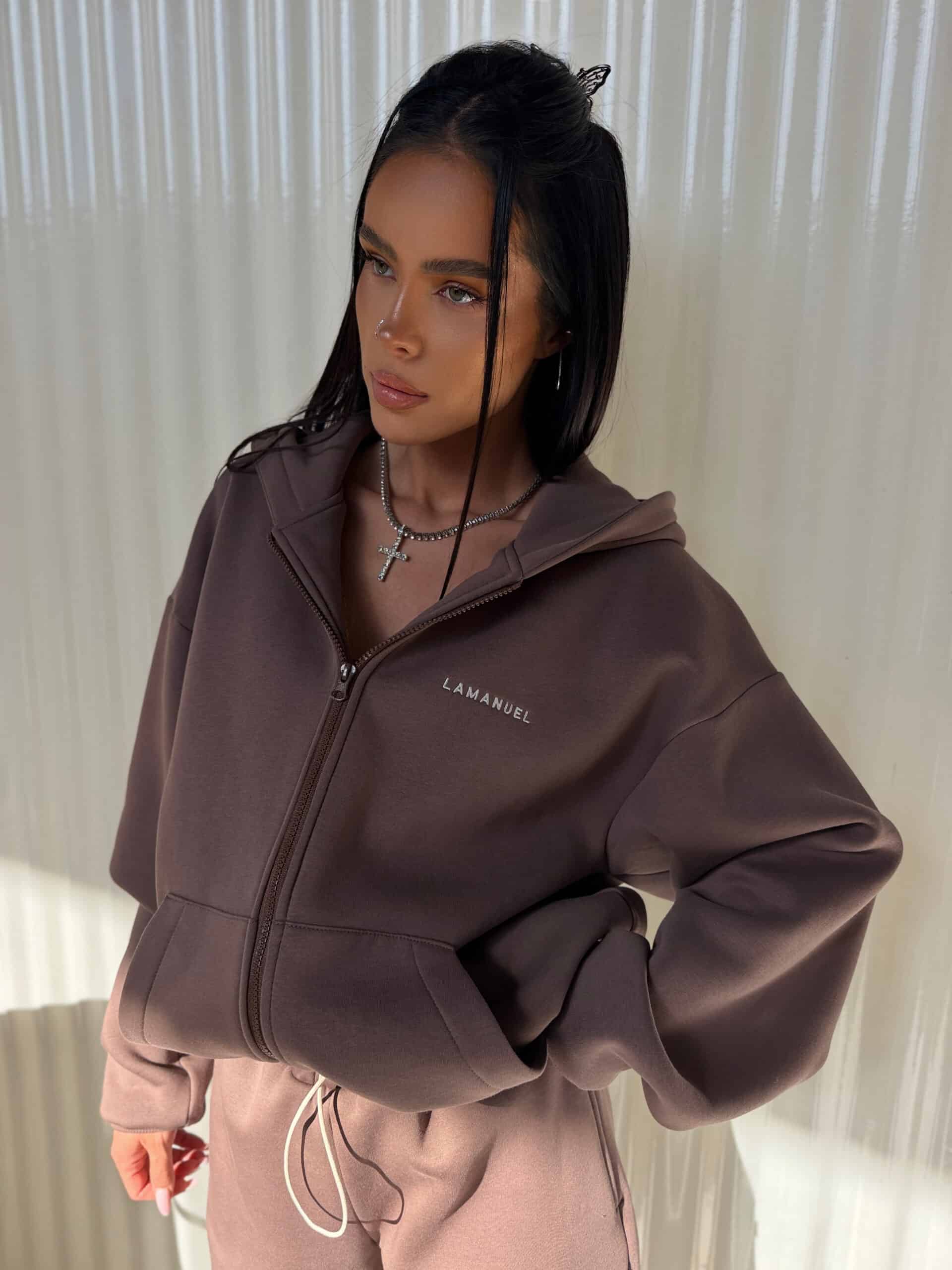 Bluza BAGGY La Manuel czekolada - obrazek 2