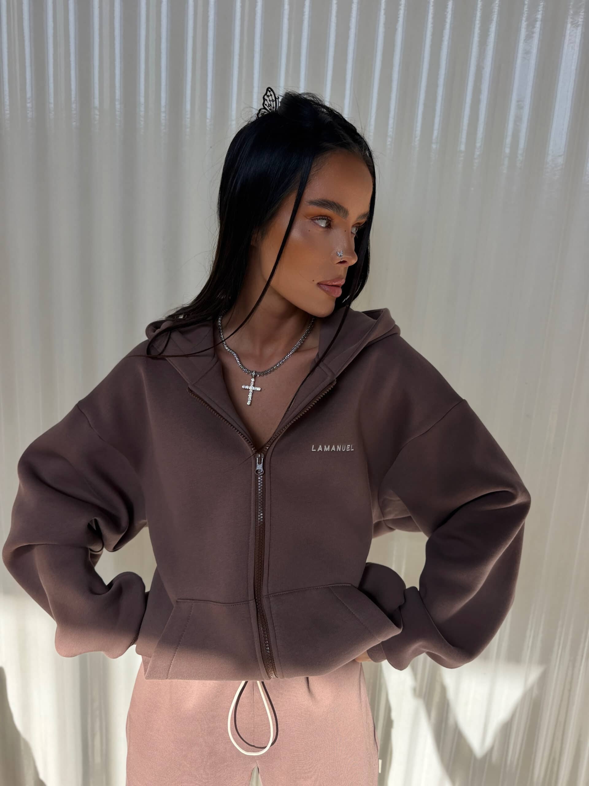 Bluza BAGGY La Manuel czekolada - obrazek 3