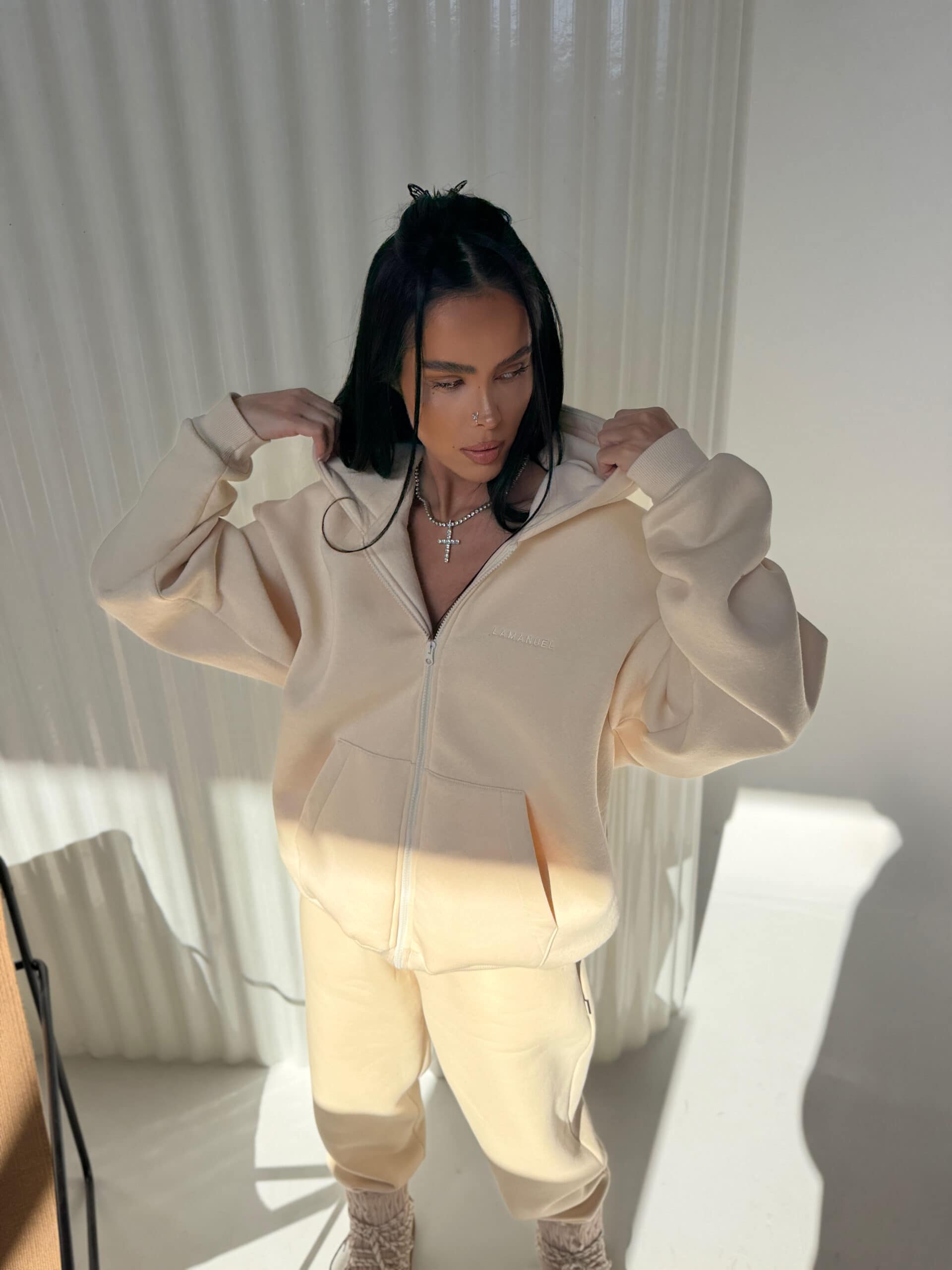 Bluza BAGGY La Manuel kokos - obrazek 3