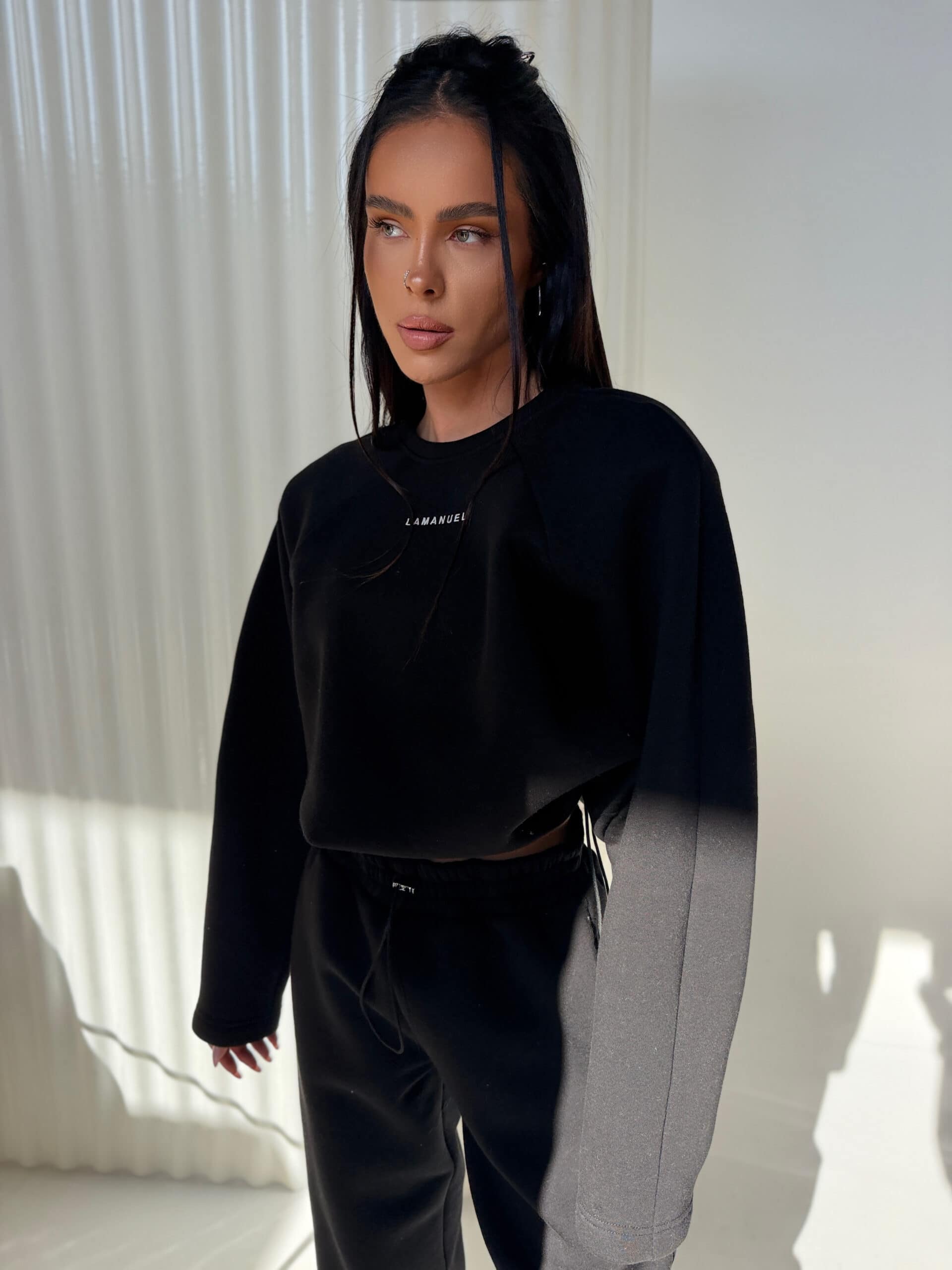 Bluza VOLUME La Manuel czarna