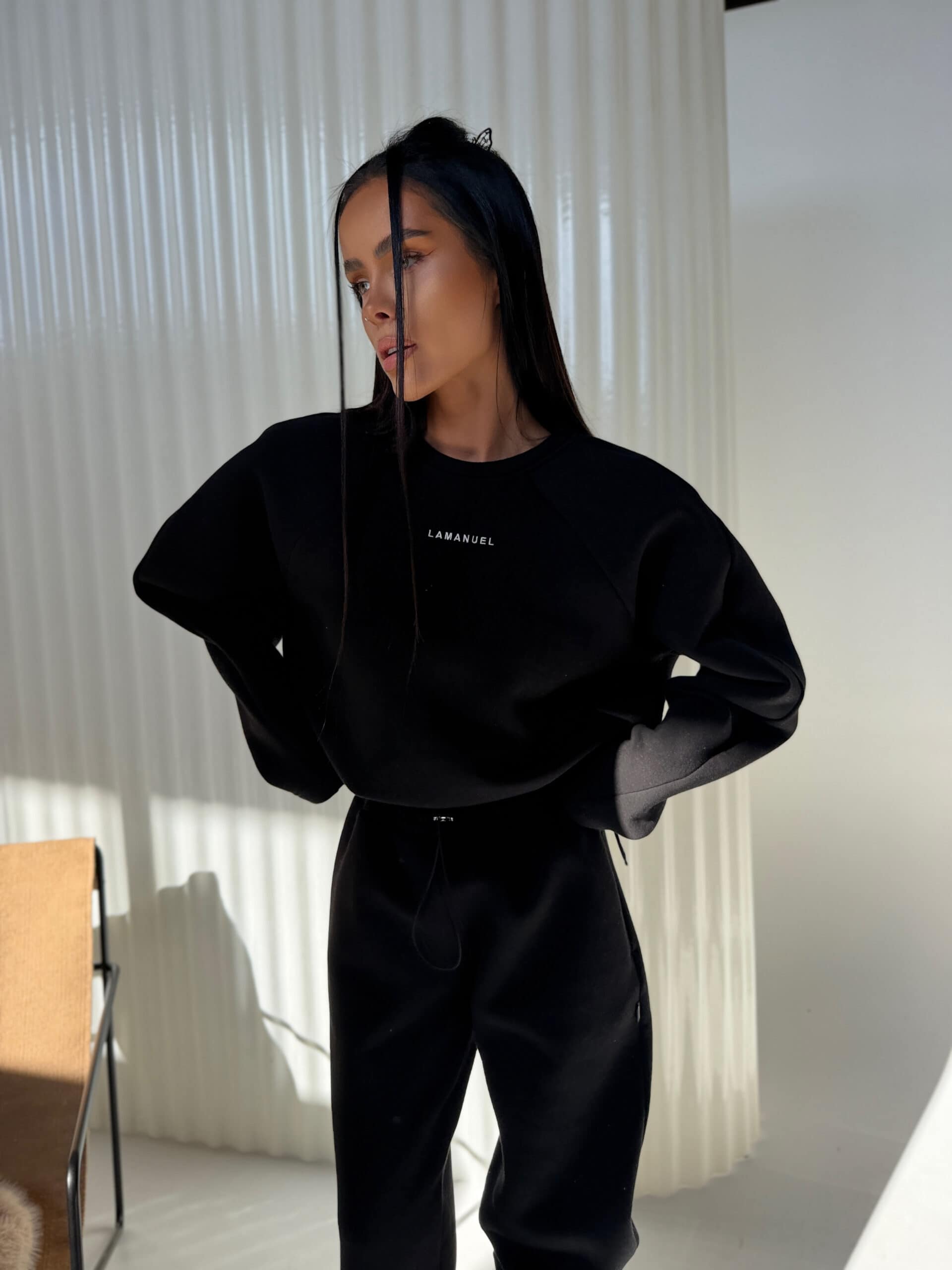 Bluza VOLUME La Manuel czarna - obrazek 7
