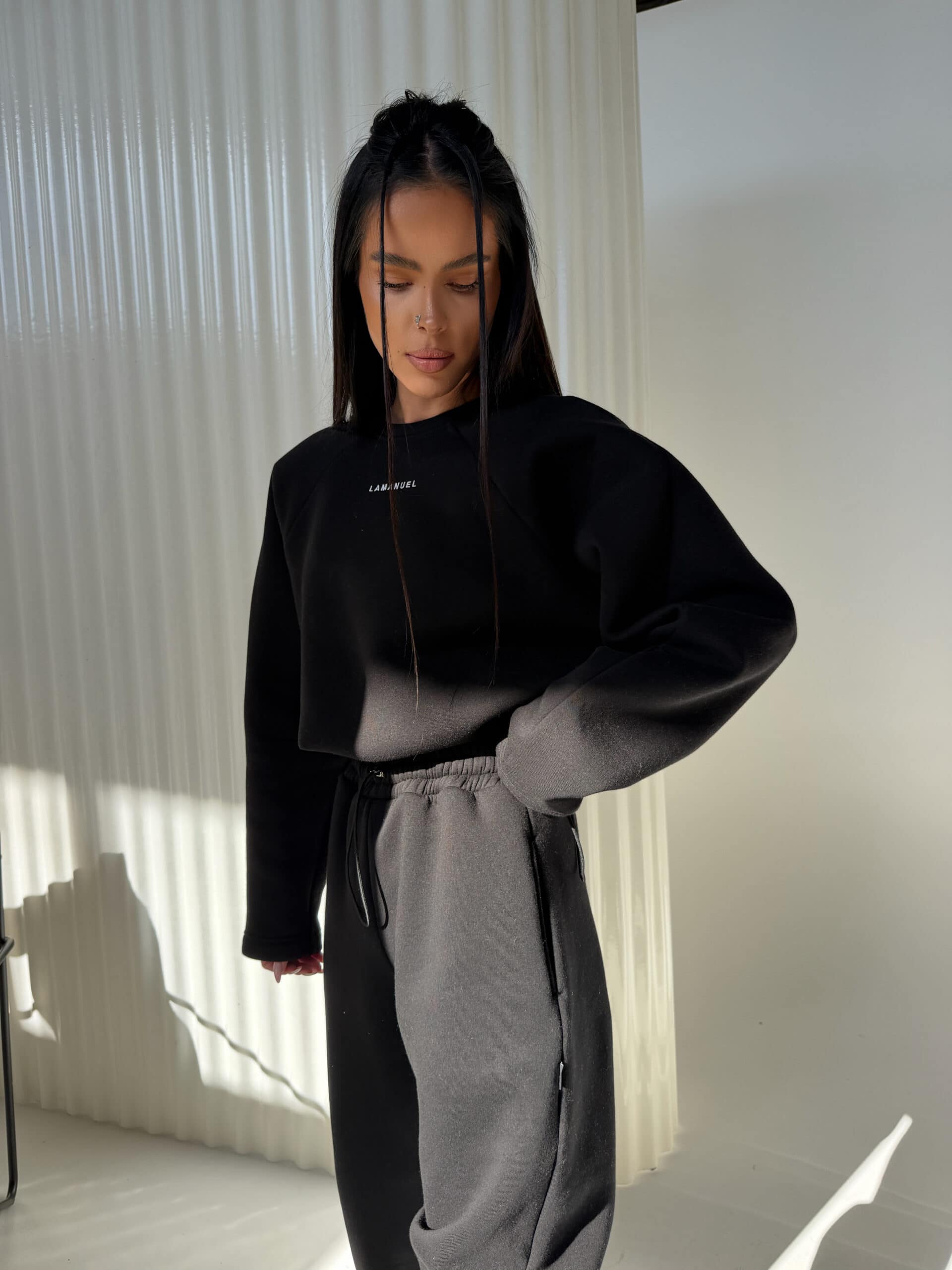 Bluza VOLUME La Manuel czarna - obrazek 10