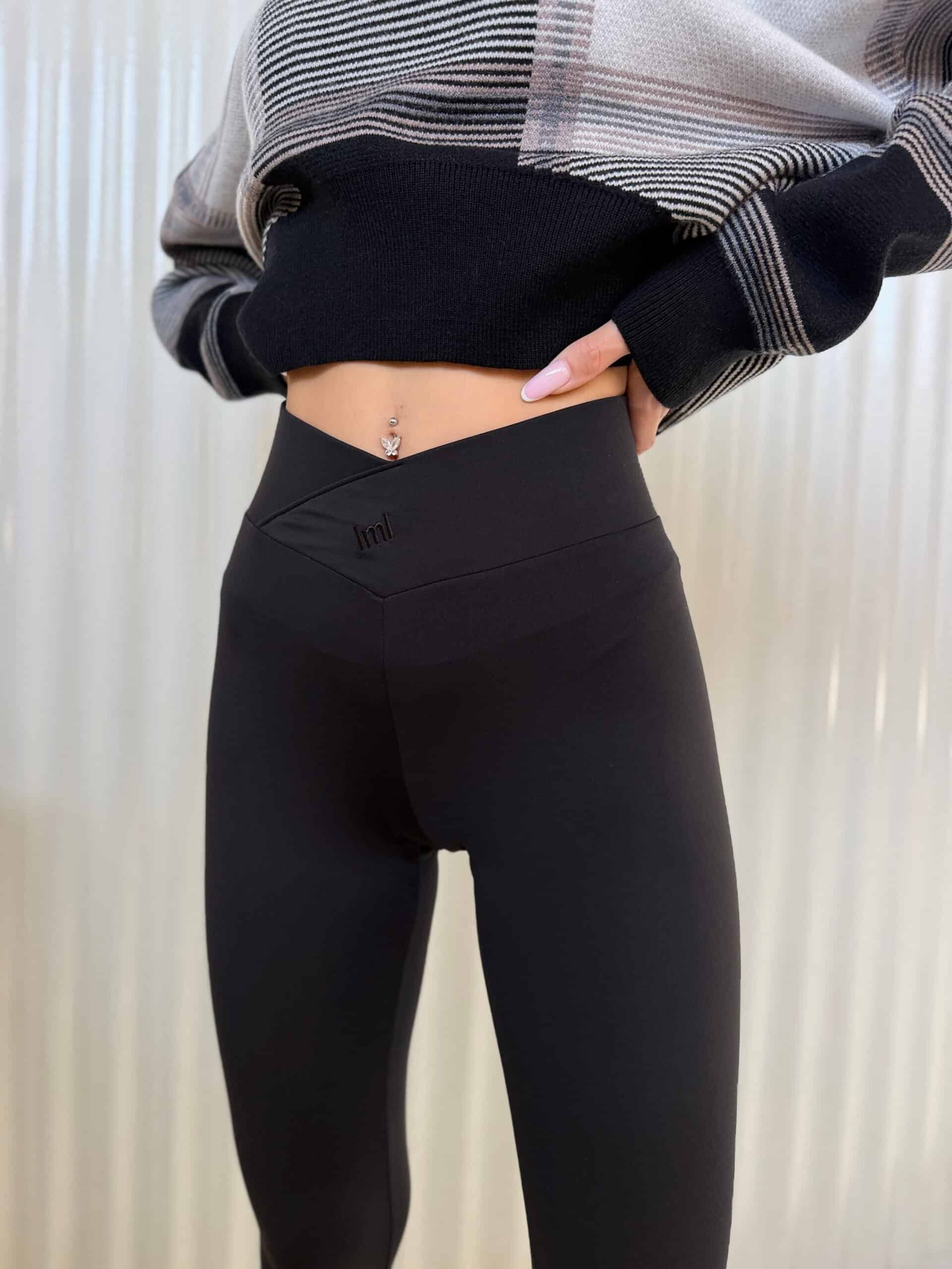 Legginsy LIFT La Manuel czarne - obrazek 3