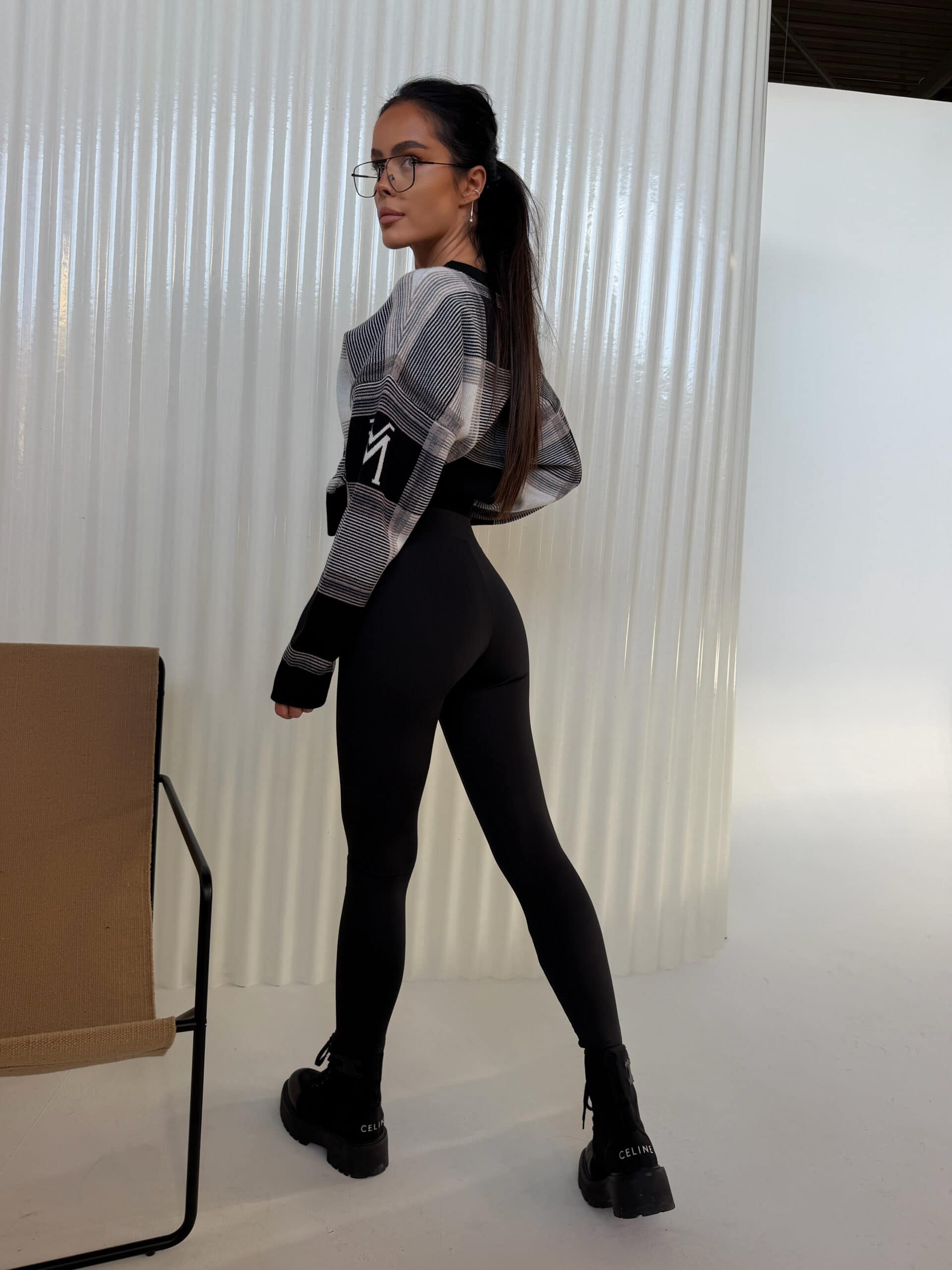 Legginsy LIFT La Manuel czarne - obrazek 5
