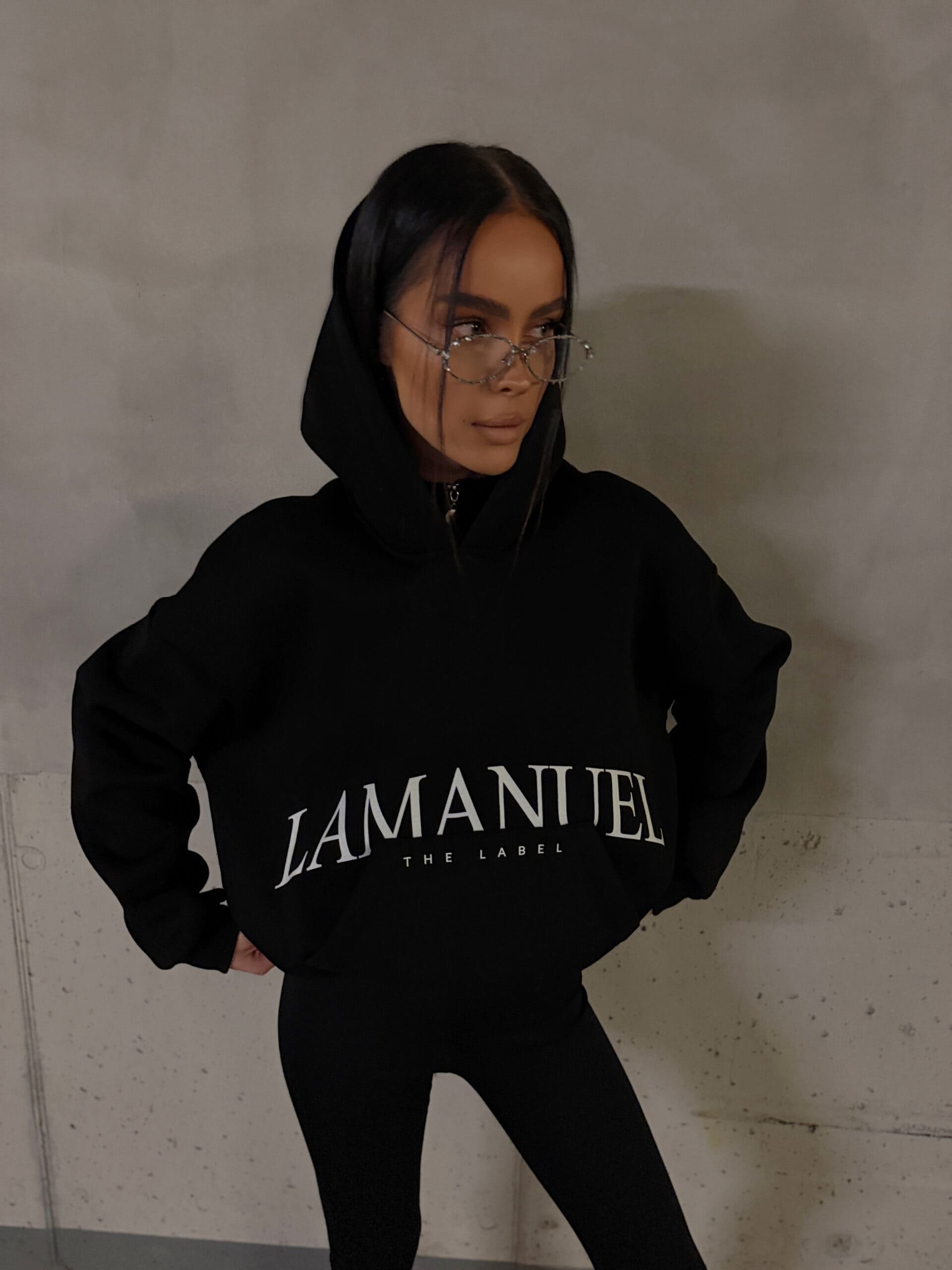 Bluza POCKET La Manuel czarna - obrazek 4