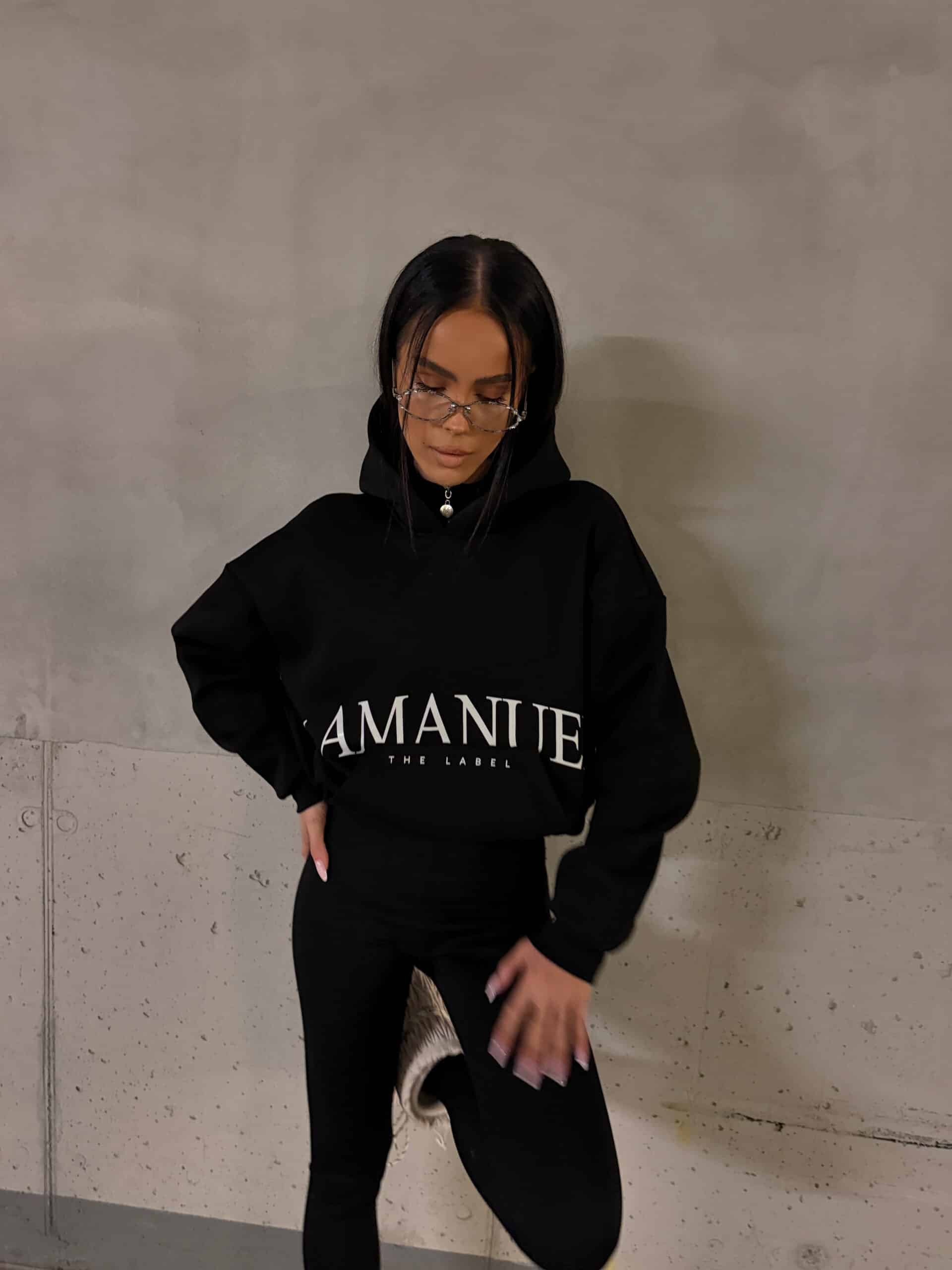 Bluza POCKET La Manuel czarna - obrazek 2