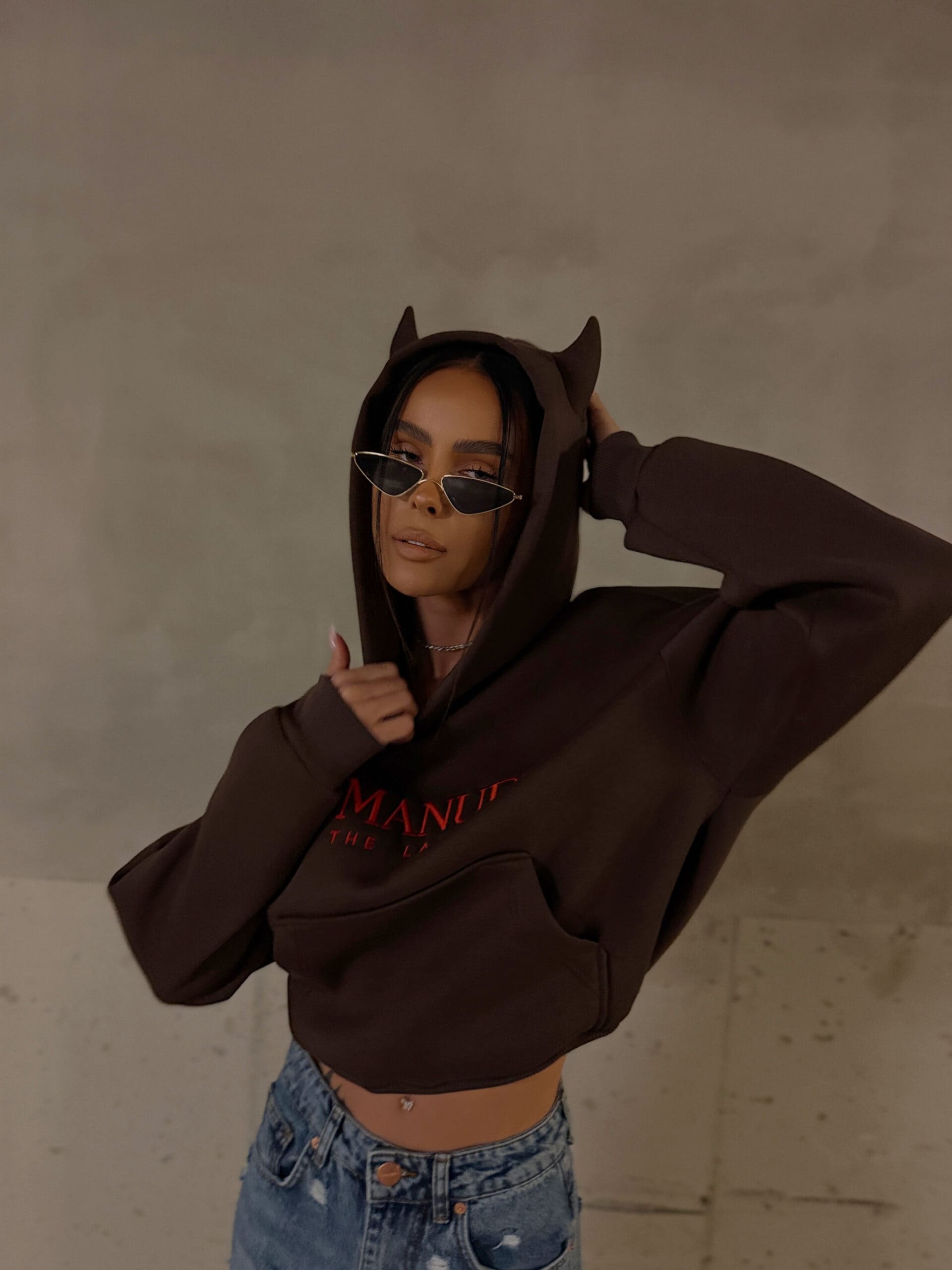 Bluza DEVIL La Manuel czekolada - obrazek 5