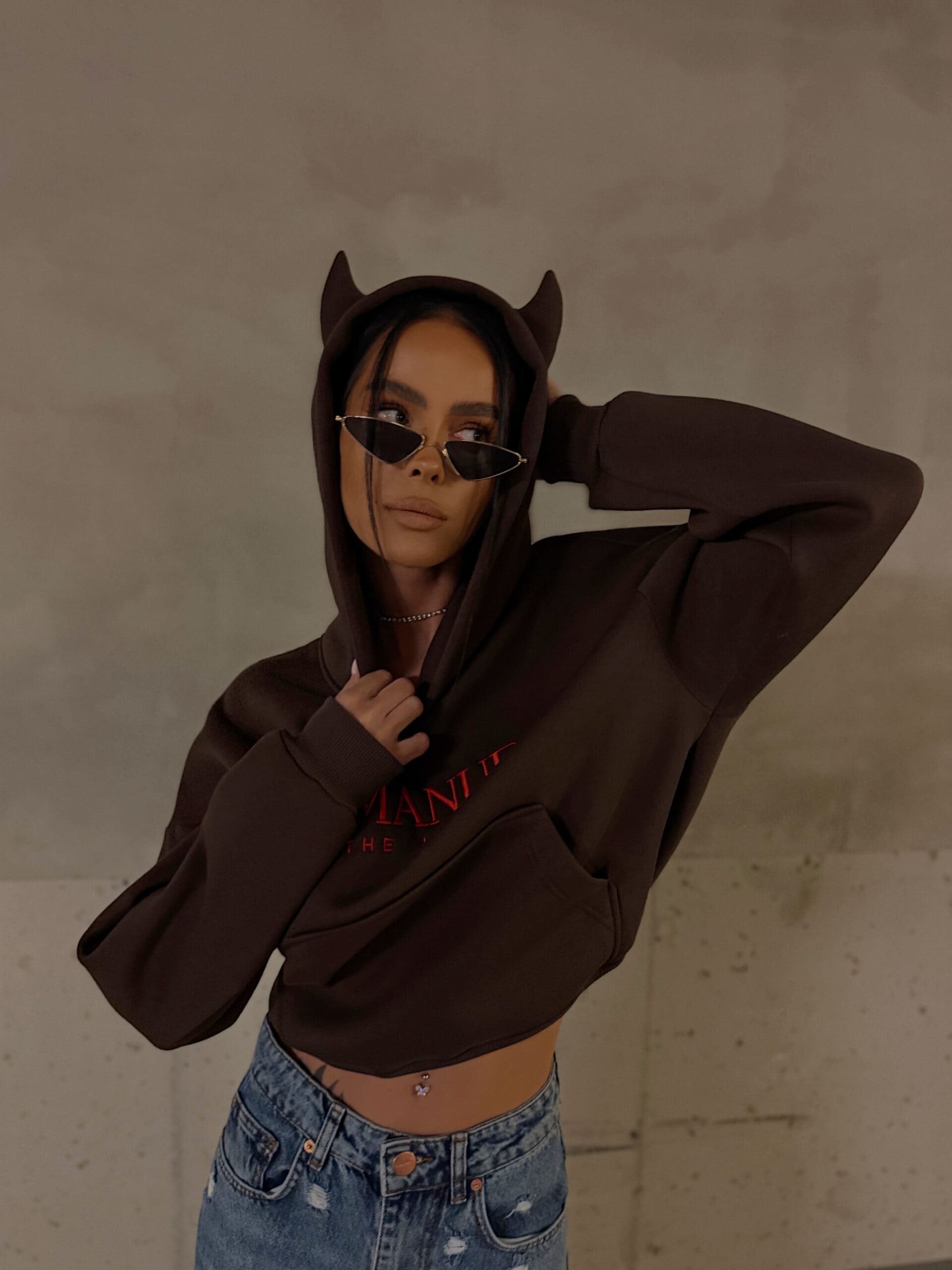 Bluza DEVIL La Manuel czekolada - obrazek 4