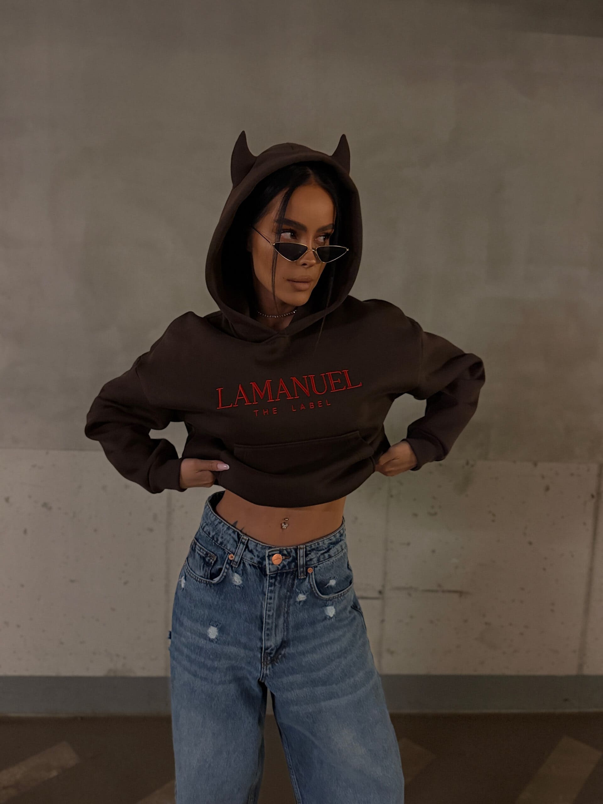Bluza DEVIL La Manuel czekolada - obrazek 6