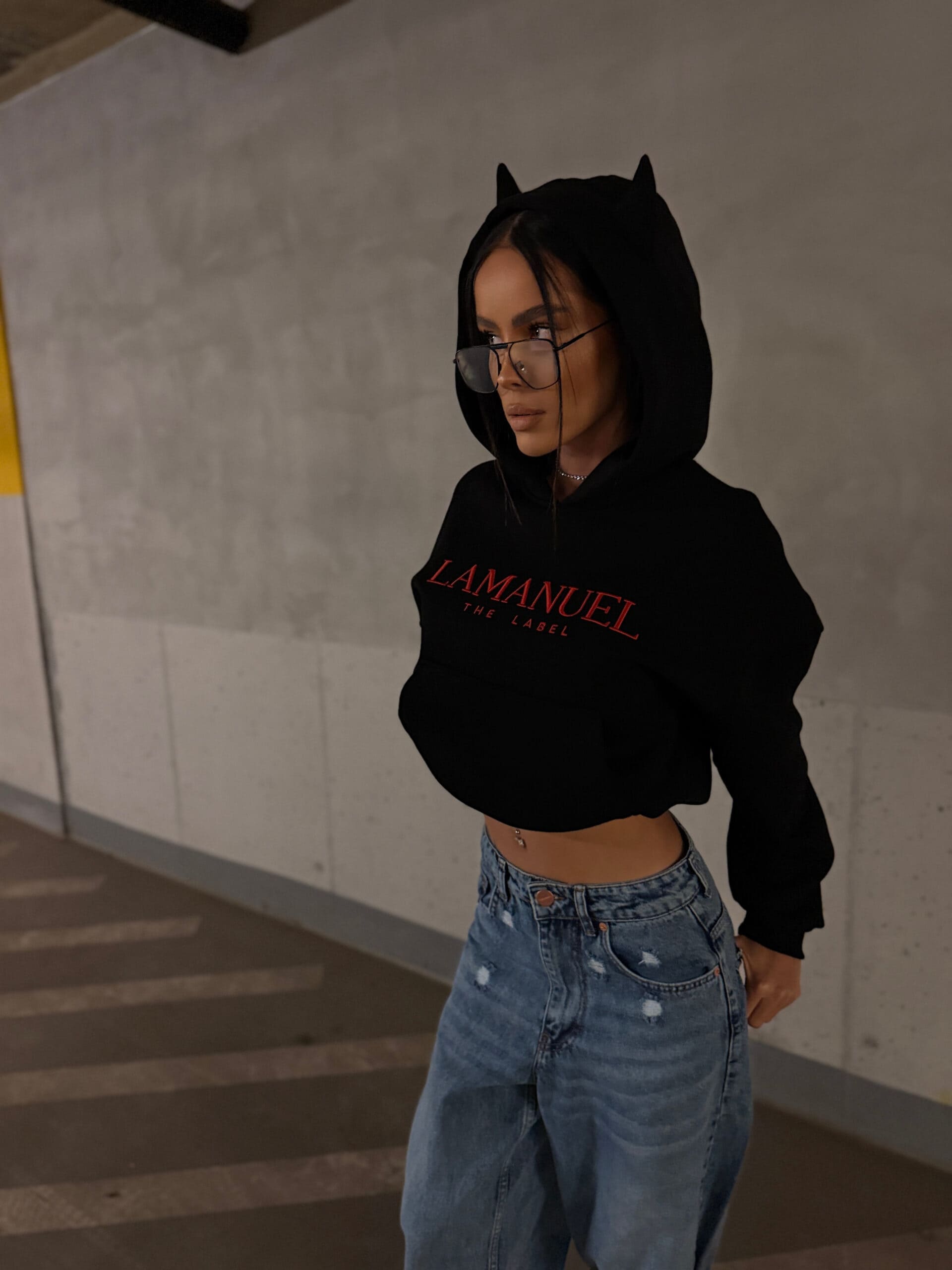 Bluza DEVIL La Manuel czarna