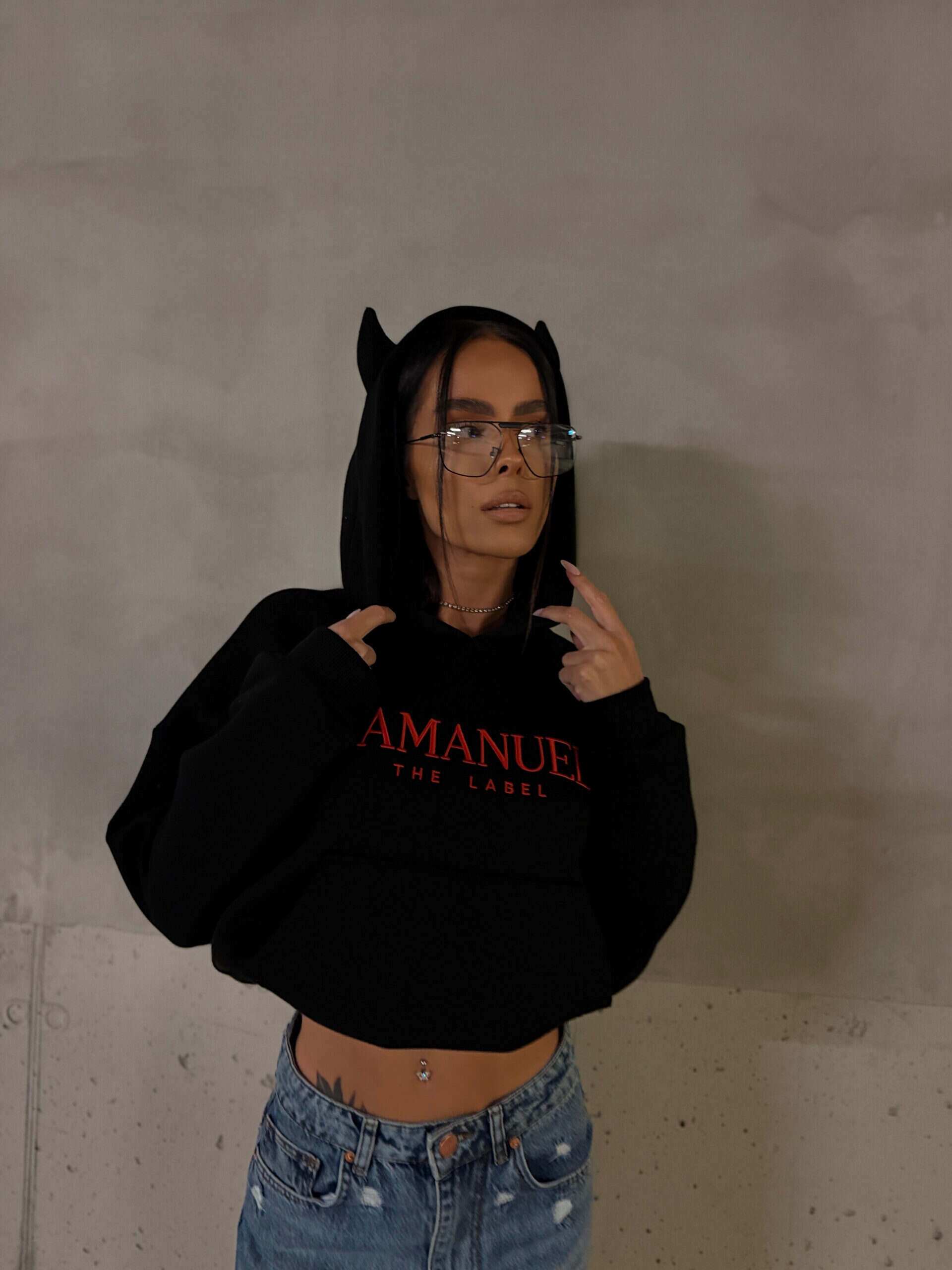Bluza DEVIL La Manuel czarna - obrazek 3