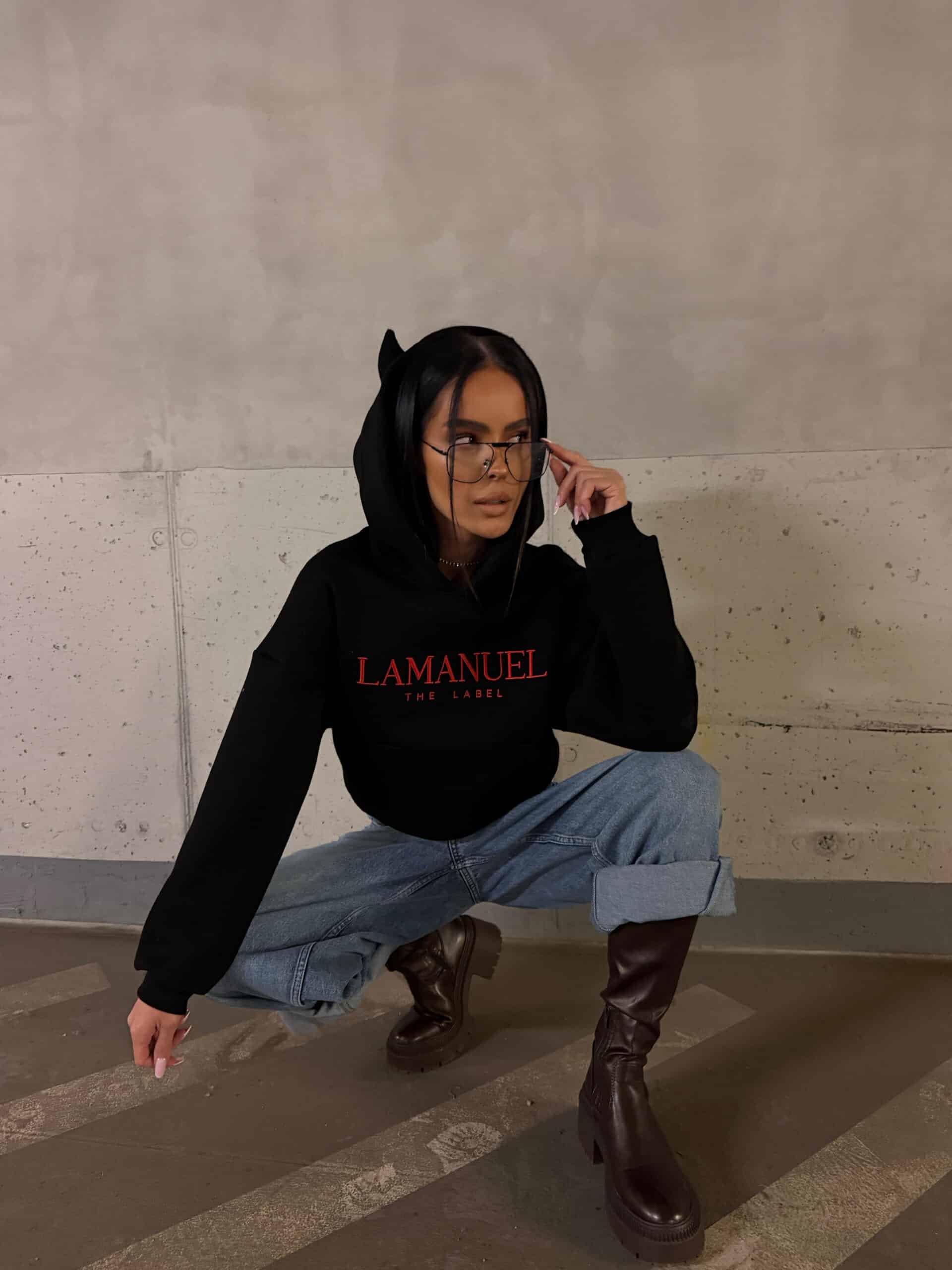 Bluza DEVIL La Manuel czarna - obrazek 6