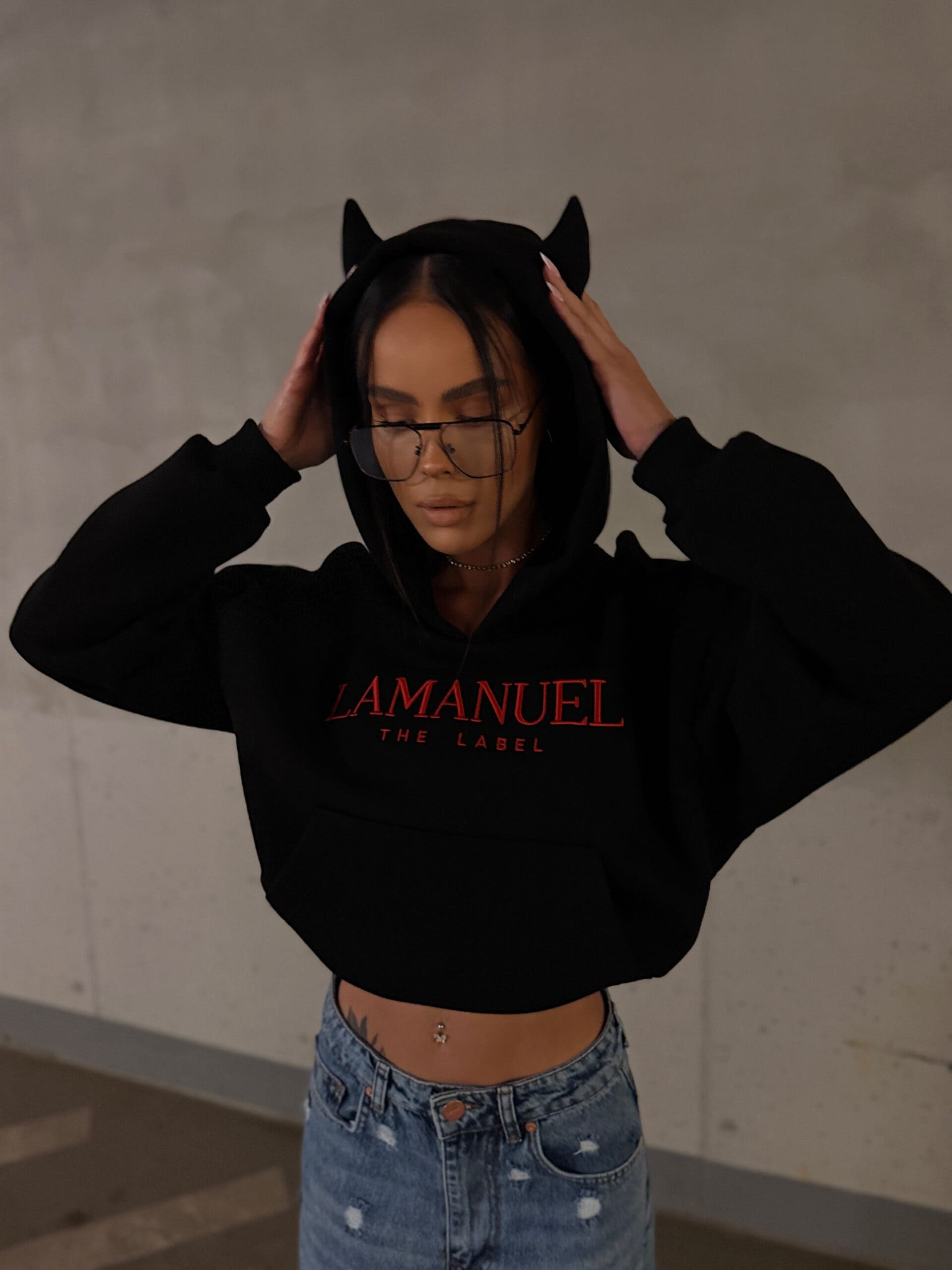 Bluza DEVIL La Manuel czarna - obrazek 5